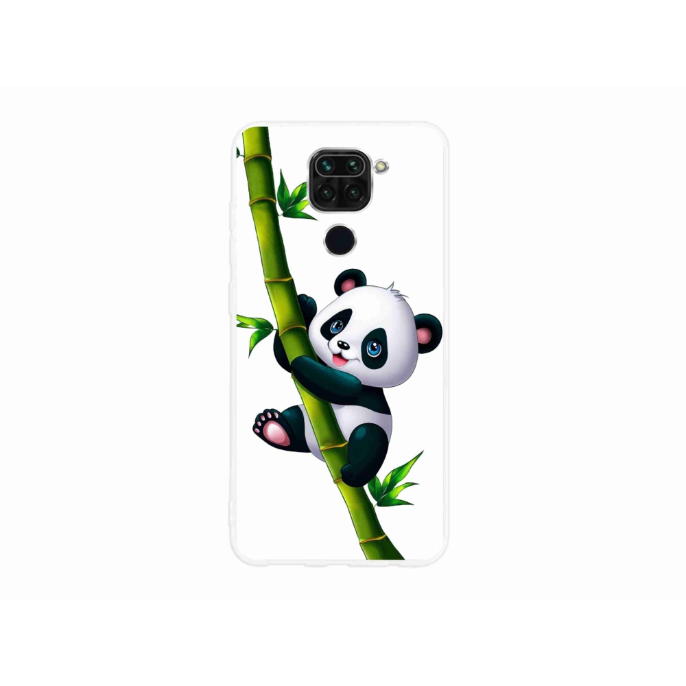 Gél borítás mmCase a Xiaomi Redmi Note 9-hez - panda a bambuszon