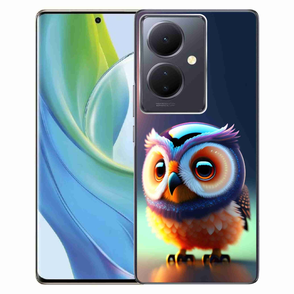 Gél borítás mmCase a Vivo V29 Lite 5G-hez - bagoly