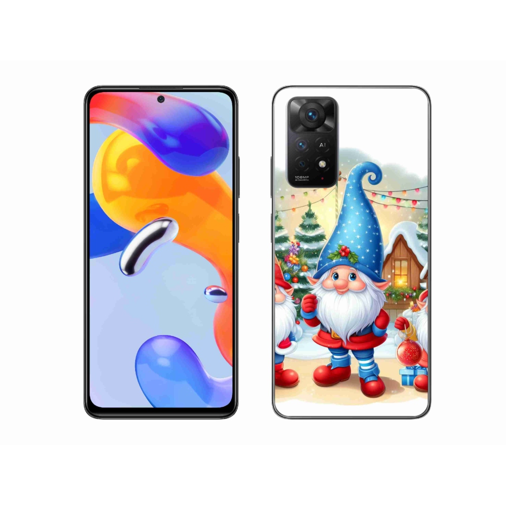 Gél borítás mmCase a Xiaomi Redmi Note 11 Pro 4G/5G számára - karácsonyi manók
