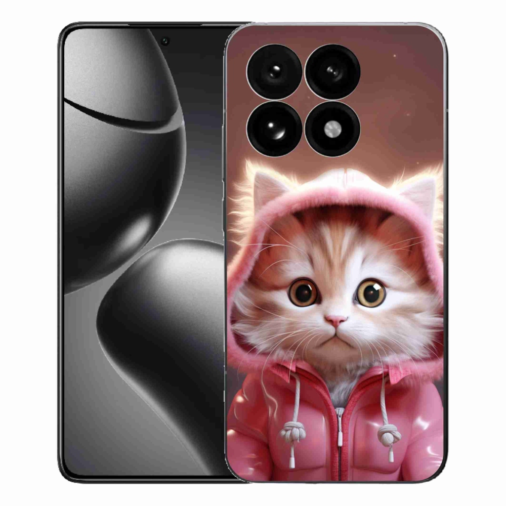 Gél borító mmCase a Xiaomi 15T-hez - aranyos cica 3