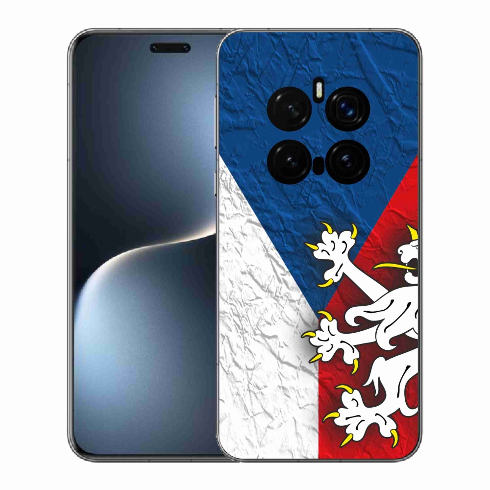 Zselés borítás mmCase a Honor Magic 7 Pro 5G számára - cseh zászló 1