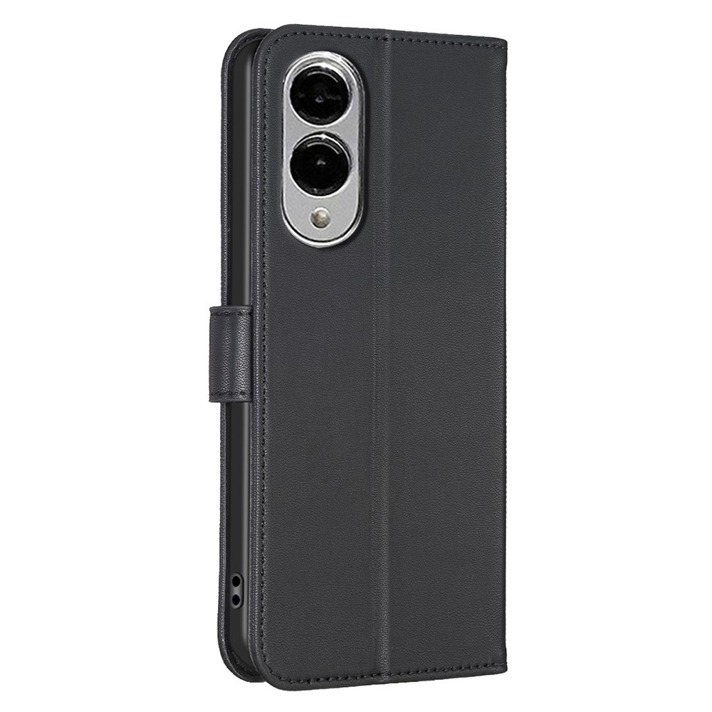 Clover könyv tok Samsung Galaxy S25 Edge készülékhez - fekete