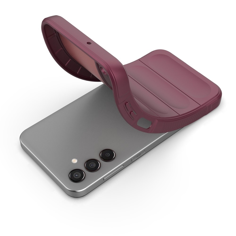 Rugg tartós zselés tok Samsung Galaxy M15 5G - bordó színben