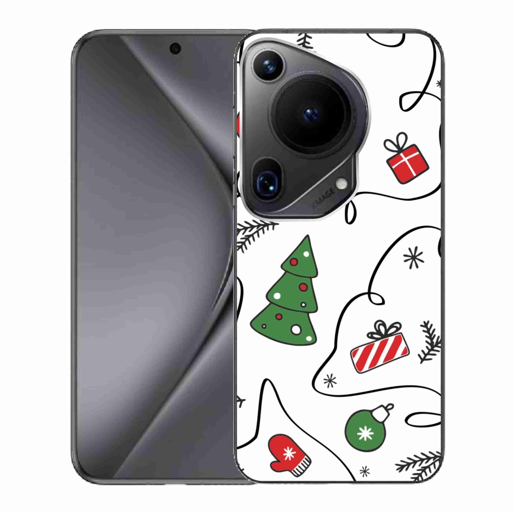 Gél borító mmCase a Huawei Pura 70 Ultra készülékhez - karácsonyi motívumok