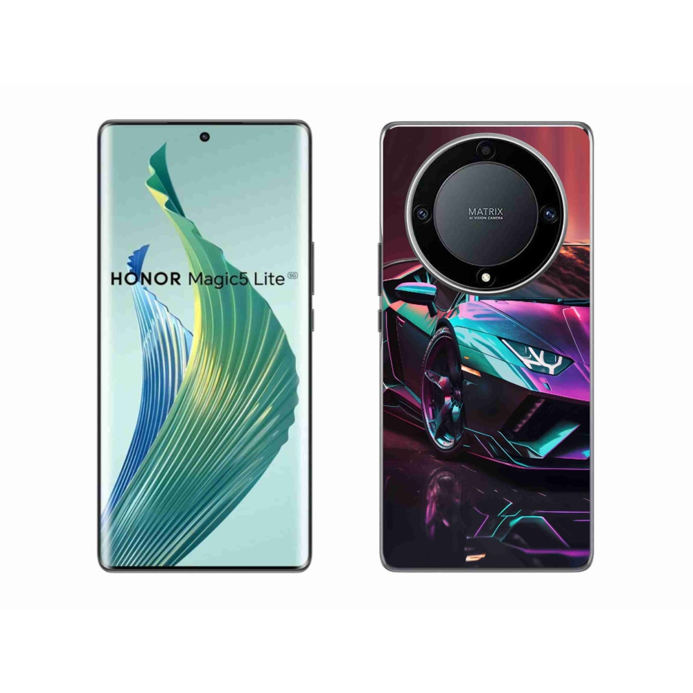 Zselés borítás mmCase a Honor Magic 5 Lite 5G számára - auto 8