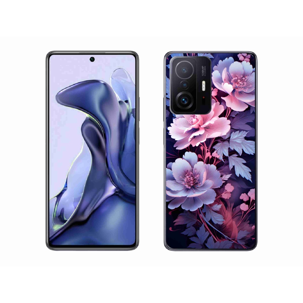 Gél borítás mmCase a Xiaomi 11T Pro számára - virágok 11