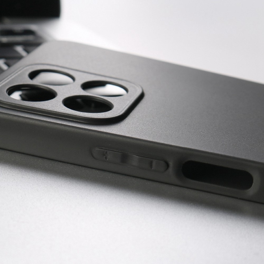 Matt zselés tok a Honor X6b készülékhez - fekete