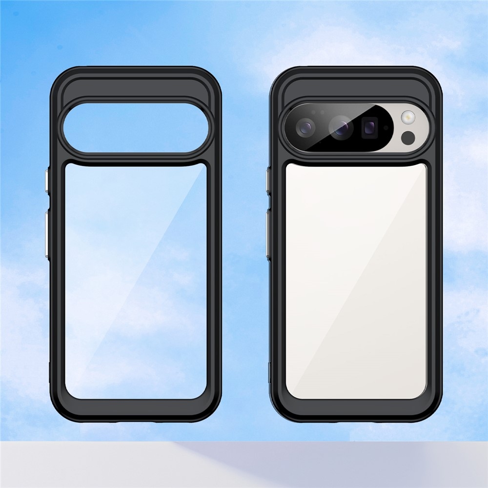 Gél tok fix hátlappal a Google Pixel 10 Pro/Pixel 10 készülékhez - fekete