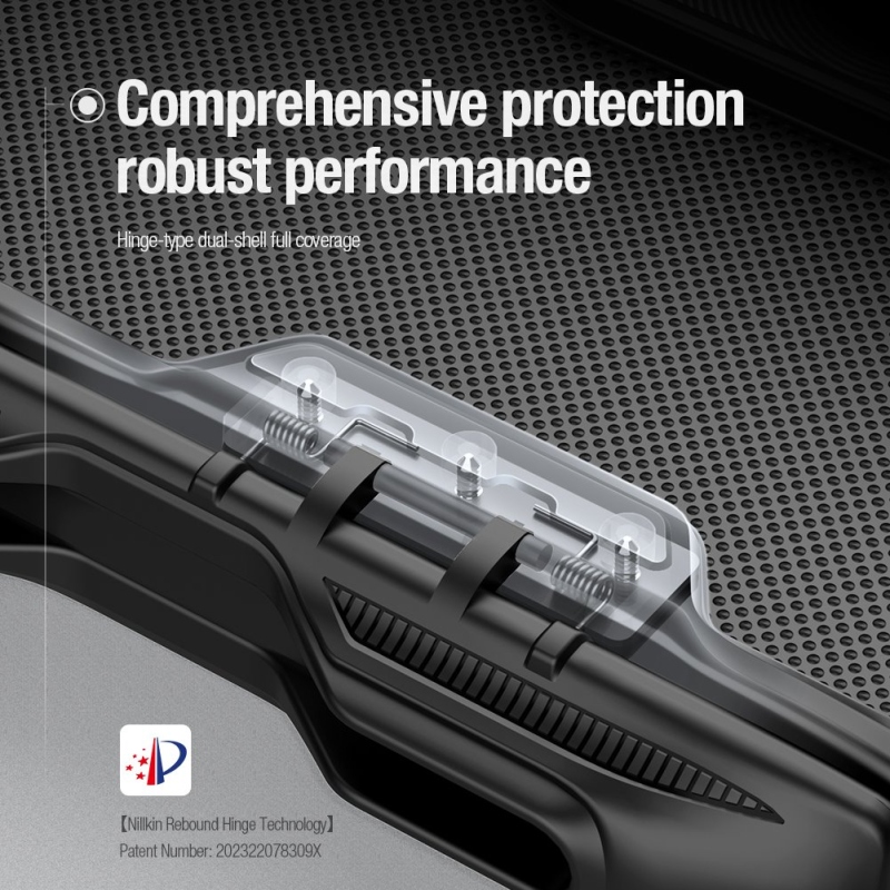 Nillkin Super Frosted FOLD Slot Back Cover for Samsung Galaxy Z Fold 6 fekete