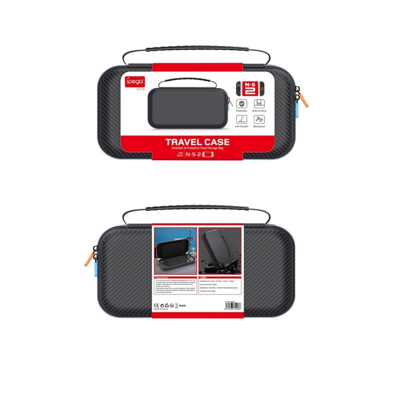 iPega SW2005A Védőtok Nintendo Switch 2 fekete színhez