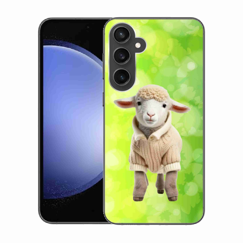 Zselés borítás mmCase Samsung Galaxy S23 FE - bárány pulóverben