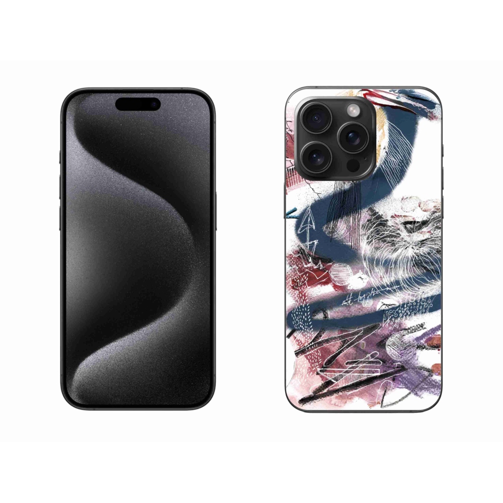 Gél borítás mmCase iPhone 15 Pro Max készülékhez - absztrakt motívum 28