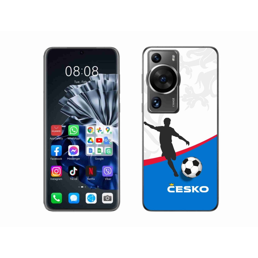 Gél borítás mmCase a Huawei P60 Pro-hoz - futball Csehország 1