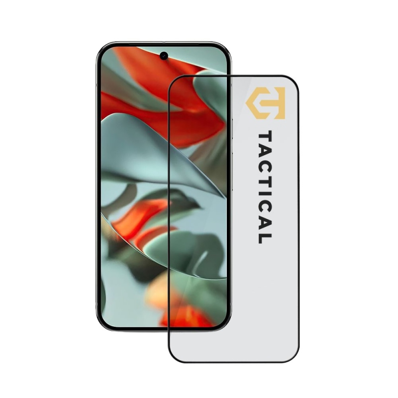 Taktikai üvegpajzs 5D üveg a Google Pixel 9 Pro XL-hez Fekete