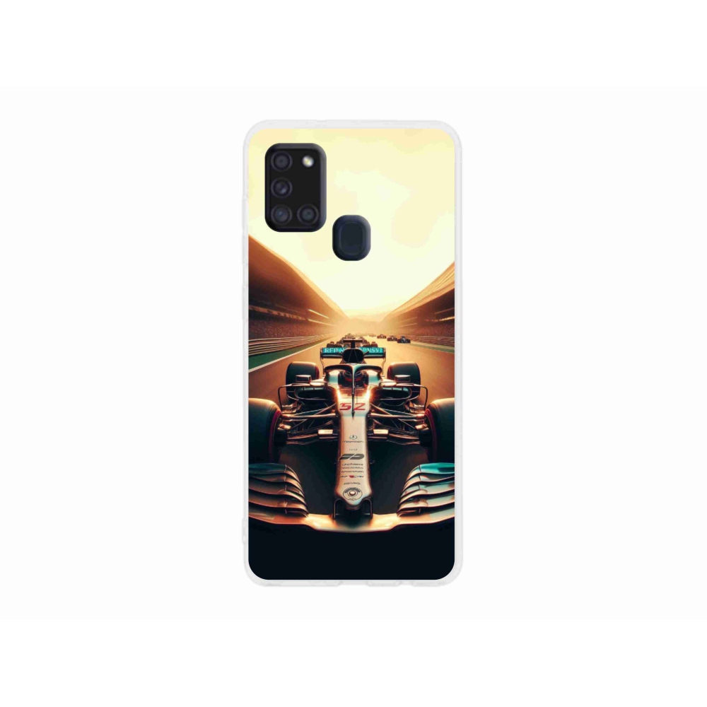 Zselés borítás mmCase Samsung Galaxy A21s készülékhez - formula 1