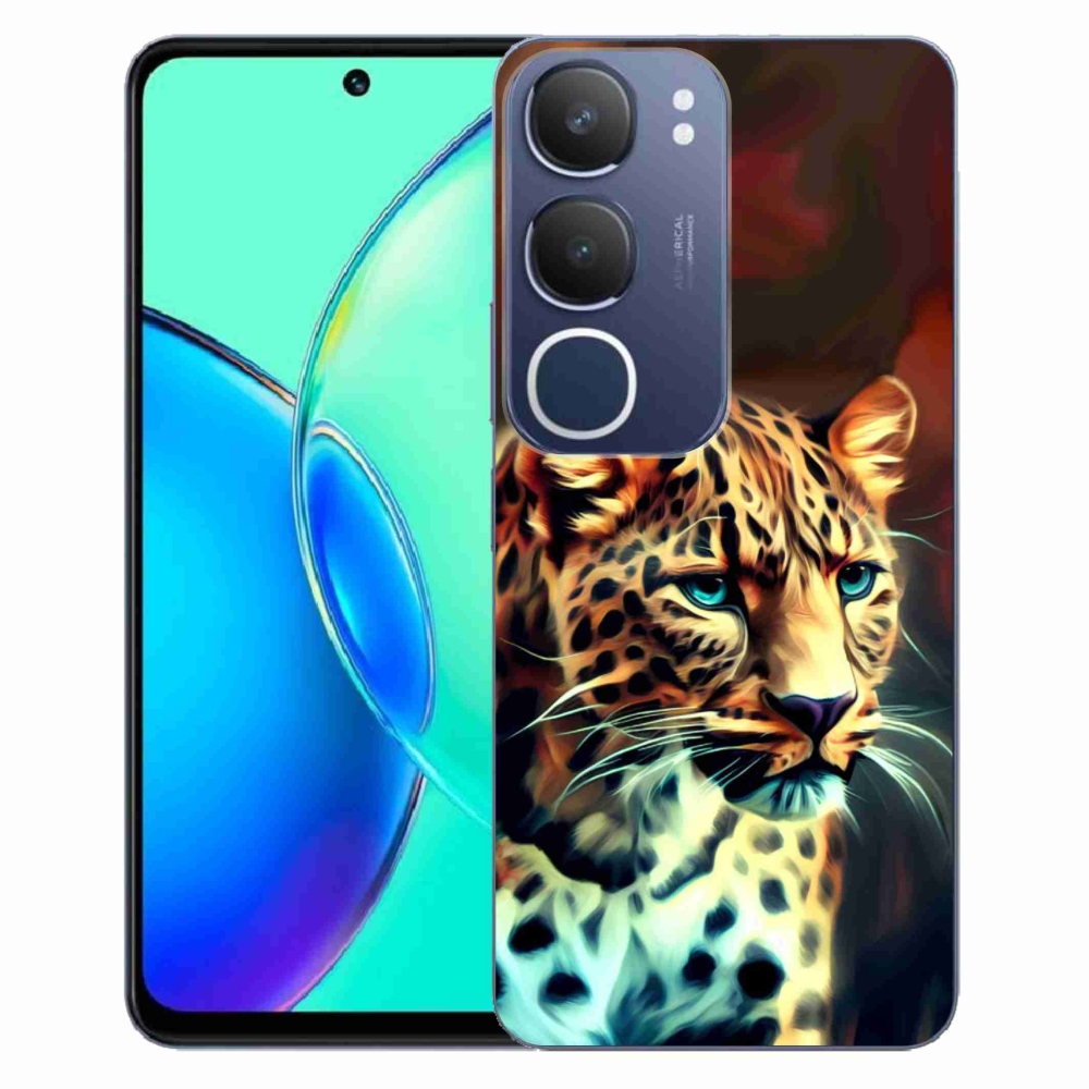 Gél védőburkolat mmCase a Vivo Y19s készülékhez - leopárd