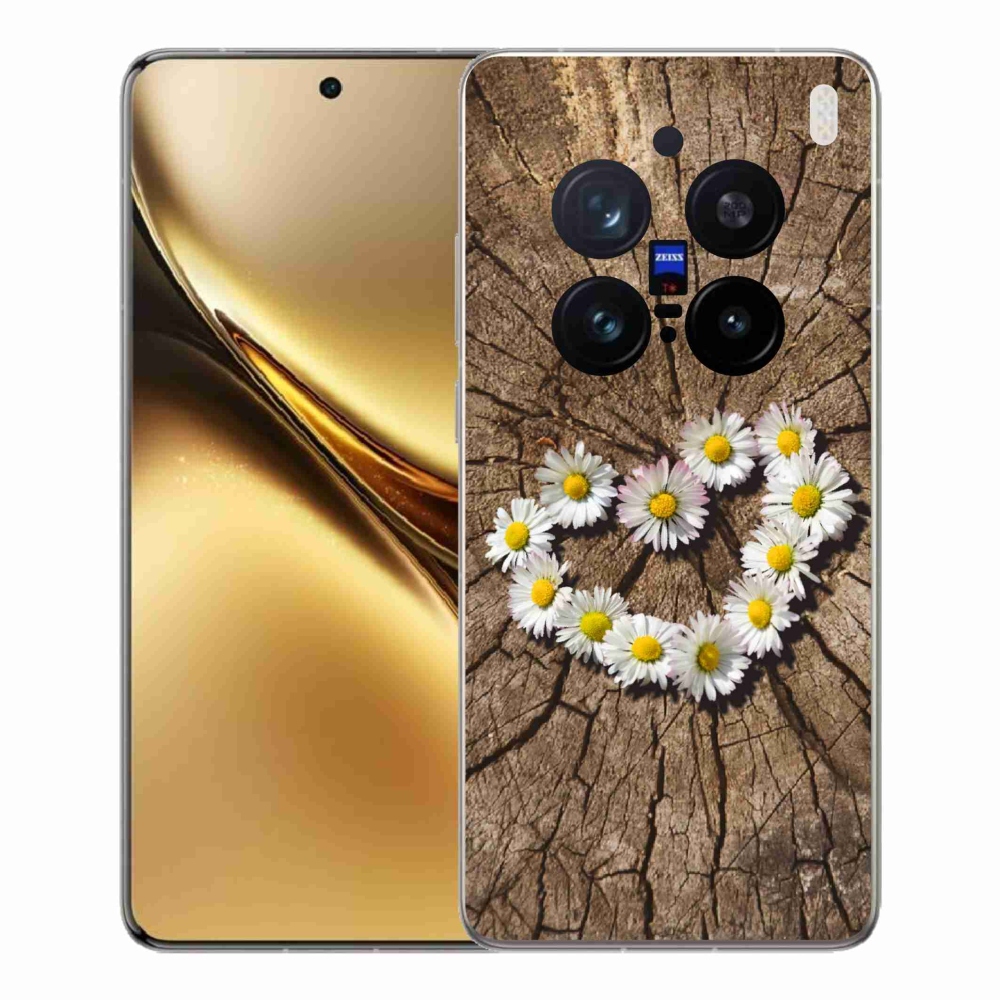 Zselés borítás mmCase a Vivo X200 Pro 5G készülékhez - Százszorszép szív
