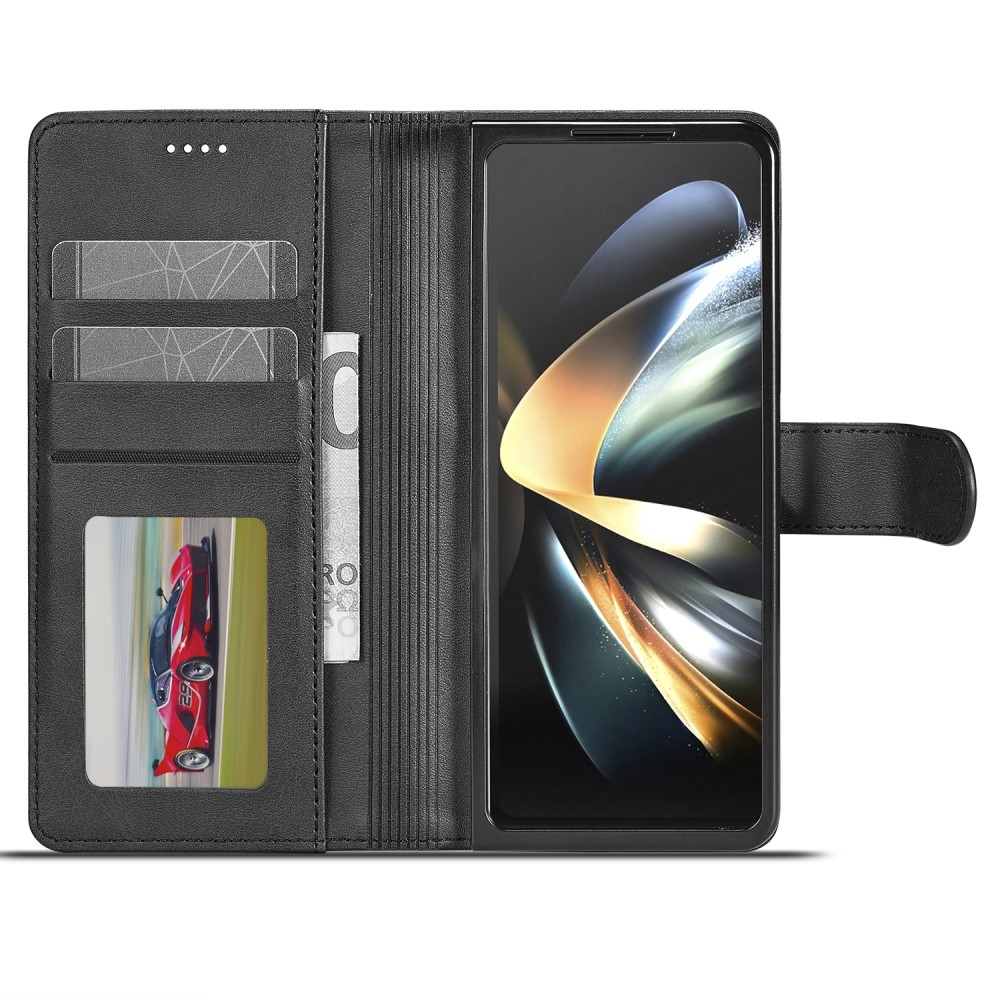 Imeeke könyvtáska Samsung Galaxy Z Fold5 5G - fekete