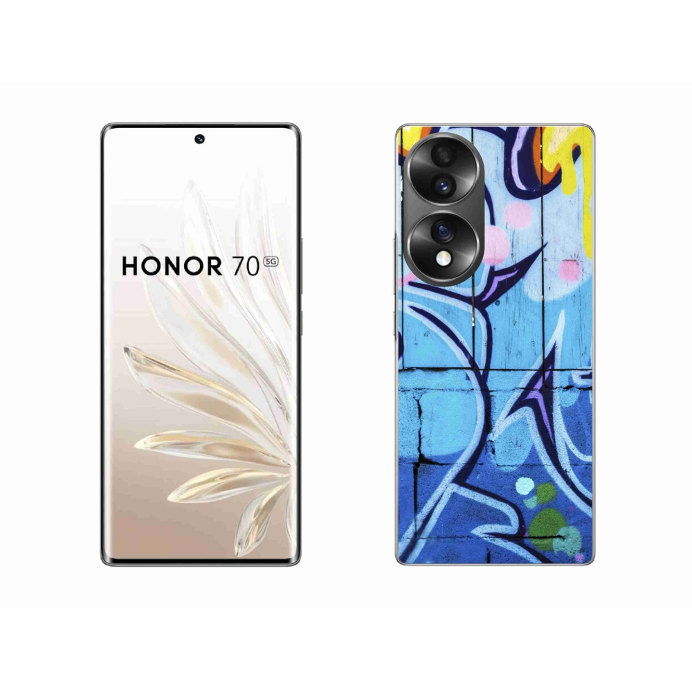 Zselés borítás mmCase a Honor 70 készülékhez - graffiti