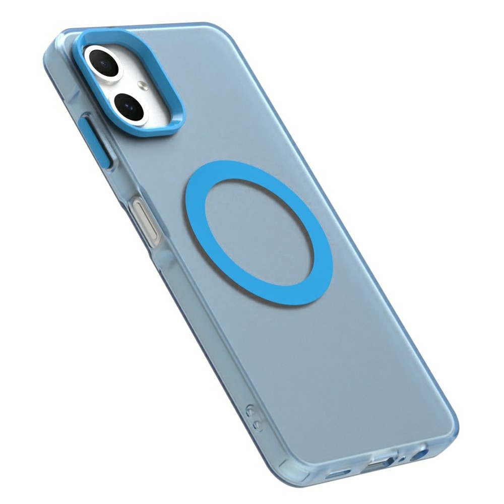 Candy zselés tok MagSafe-val a Samsung Galaxy A06 4G készülékre - kék