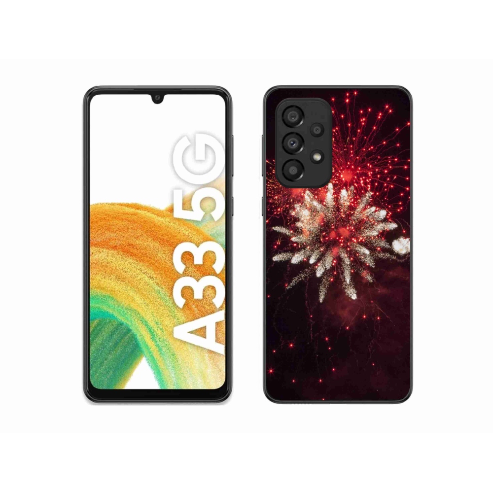 Gél borítás mmCase Samsung Galaxy A33 5G - tűzijáték