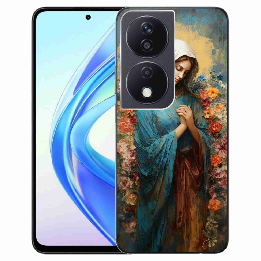 Zselés borítás mmCase a Honor X7b/Honor 90 Smart készülékhez - szent nő