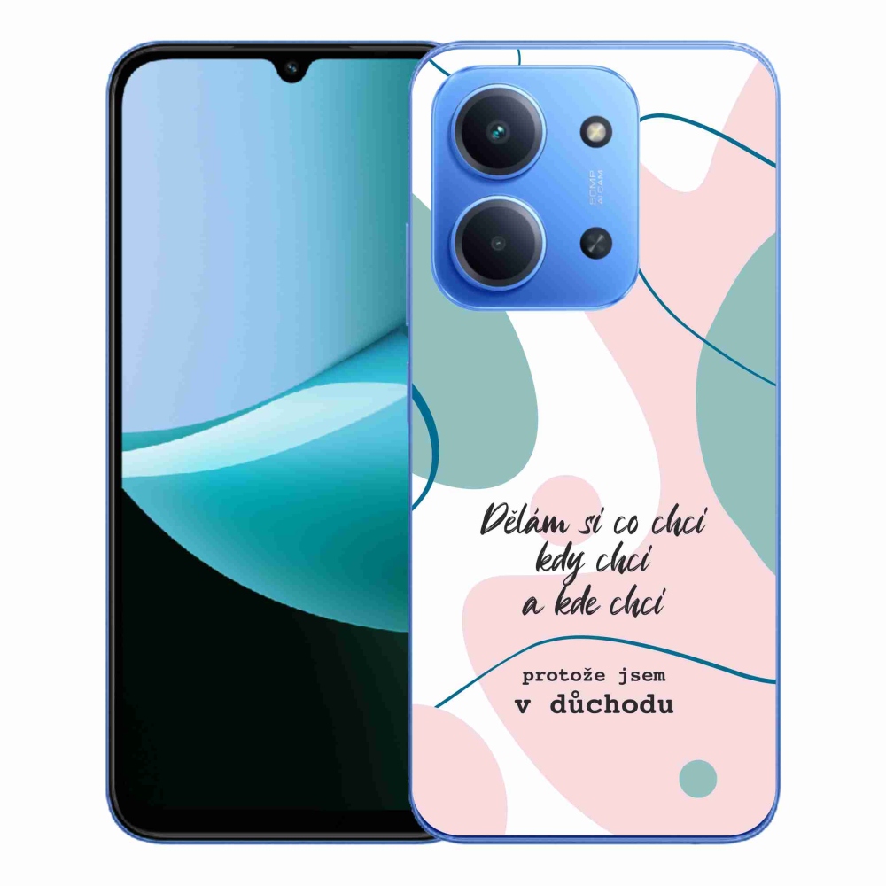 Gél borítás mmCase a Xiaomi Redmi 15C 4G/5G (173mm) - vicces szöveg 10 fehér háttérrel