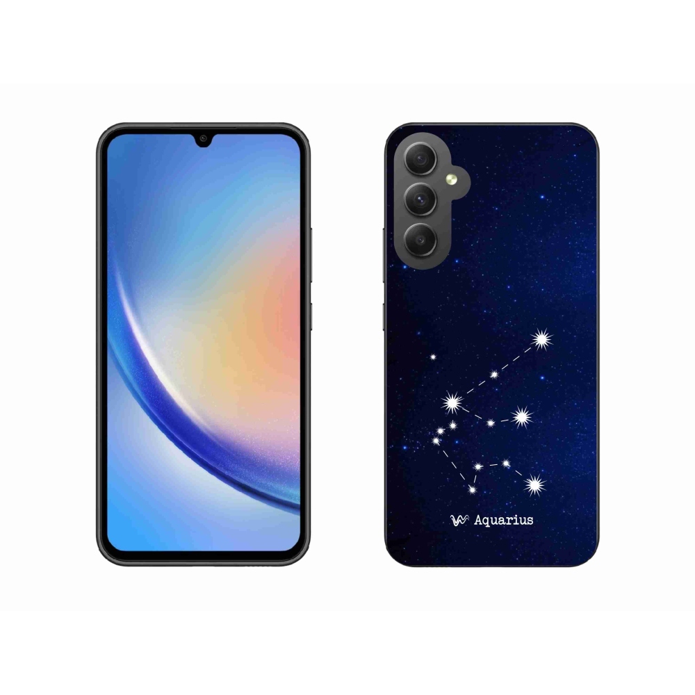 Zselés borítás mmCase Samsung Galaxy A34 5G - Vízöntőhöz