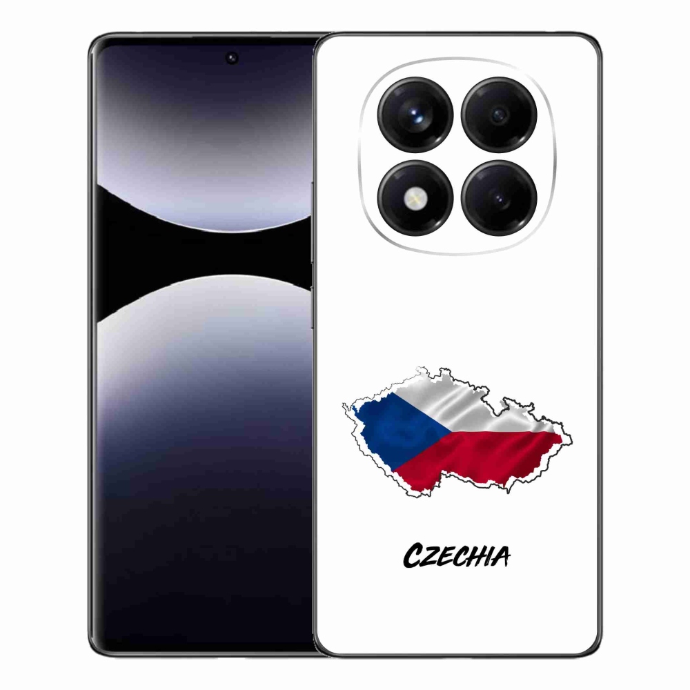 Gél borítás mmCase a Xiaomi Redmi Note 14 Pro - Csehország fehér háttérhez