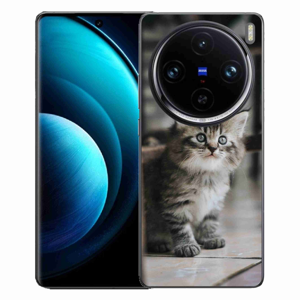 Zselés borítás mmCase a Vivo X100 Pro 5G készülékhez - cica