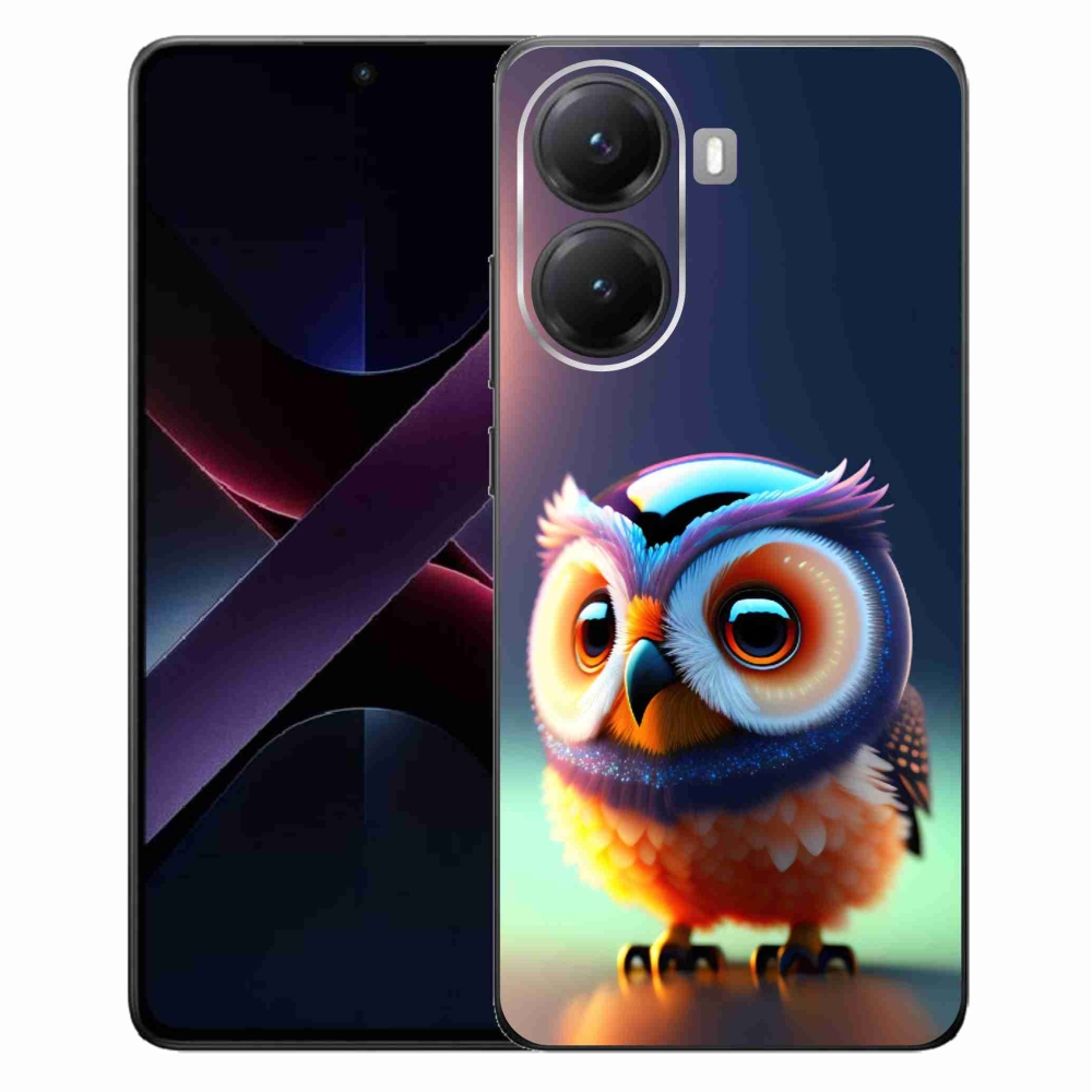 Gél borítás mmCase a Xiaomi Poco X7 Pro 5G számára - bagoly