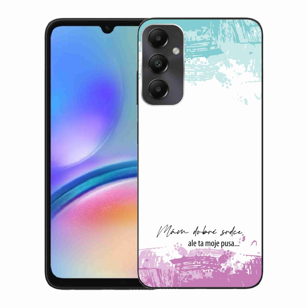 Gél borító mmCase Samsung Galaxy A05s készülékhez - vicces szöveg 3 fehér háttér