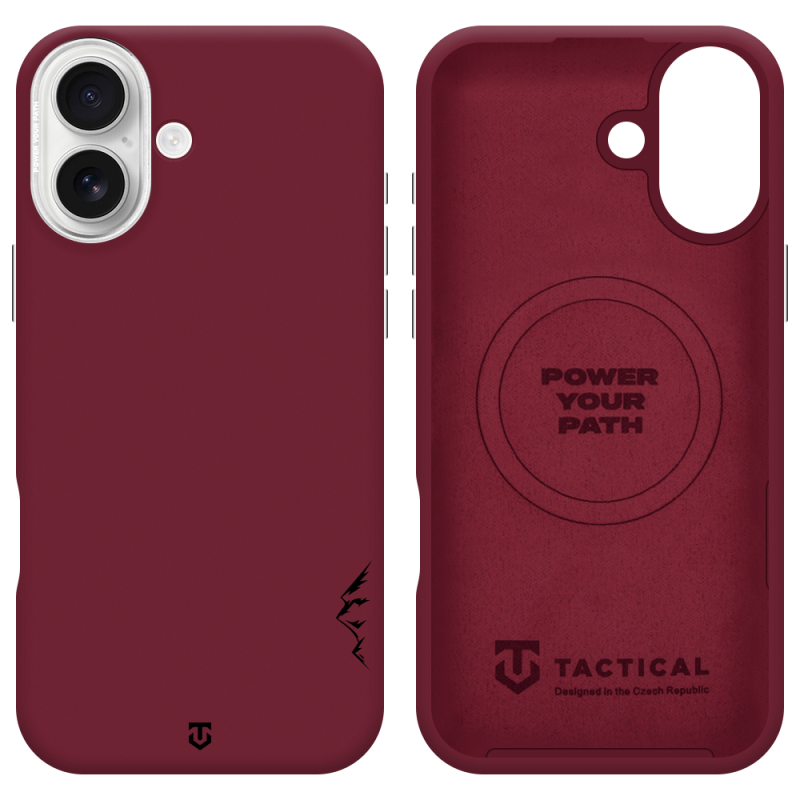 Tactical MagForce Velvet Smoothie 2.0 tok az Apple iPhone 17-hez, bordó