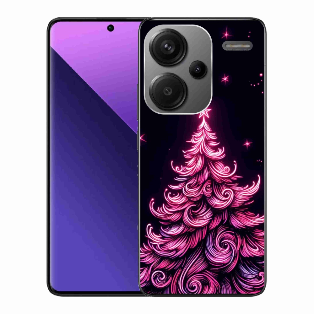 Gél borítás mmCase a Xiaomi Redmi Note 13 Pro+ 5G - neon karácsonyfa 2