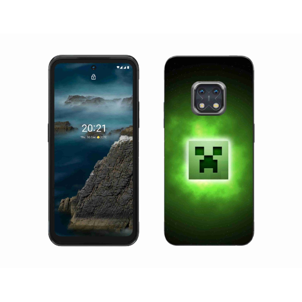 Zselés borítás mmCase a Nokia XR20 készülékhez - minecraft