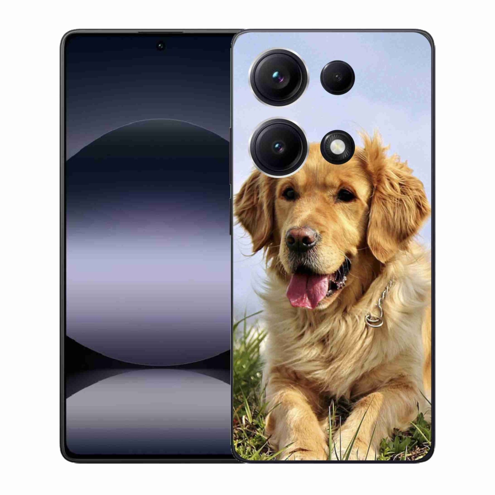 Gél borítás mmCase a Xiaomi Redmi Note 14S-hez - arany retriever