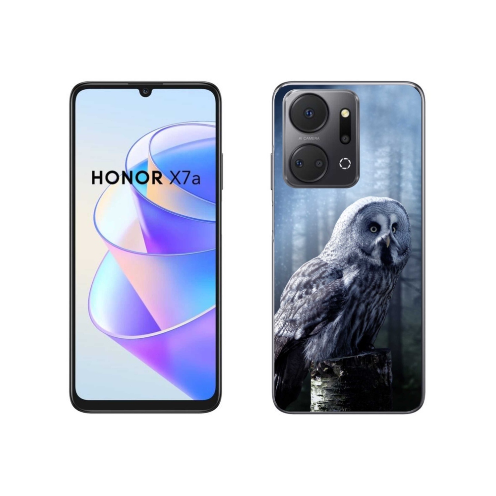 Zselés borítás mmCase a Honor X7a készülékhez - bagoly