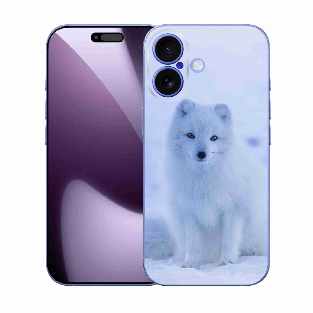 Zselés borítás mmCase iPhone 17 készülékhez - polár róka