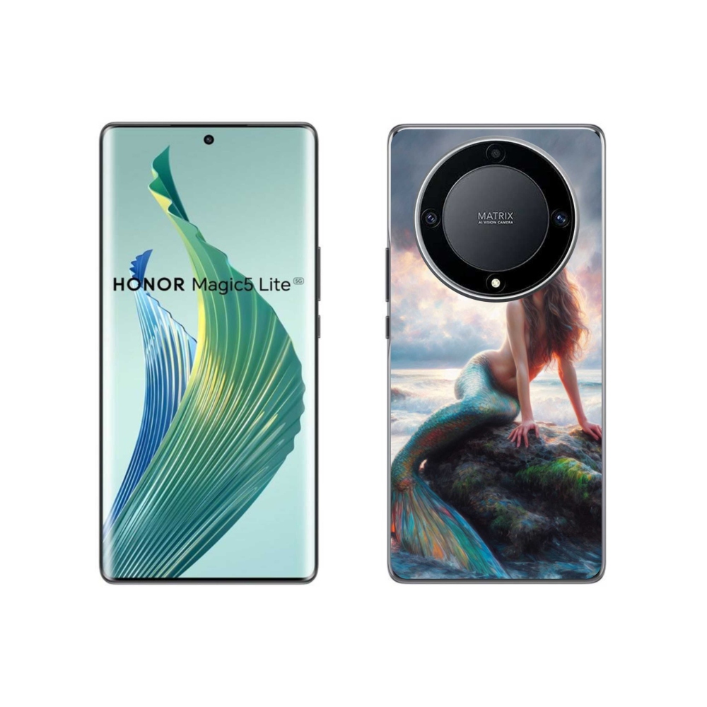 Gél borítás mmCase a Honor Magic 5 Lite 5G számára - sellő