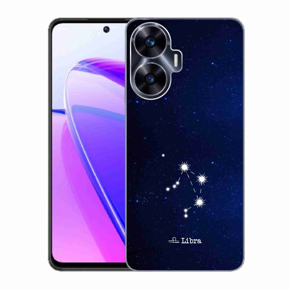 Gél borítás mmCase a Realme C55 készülékhez - csillagkép Libra