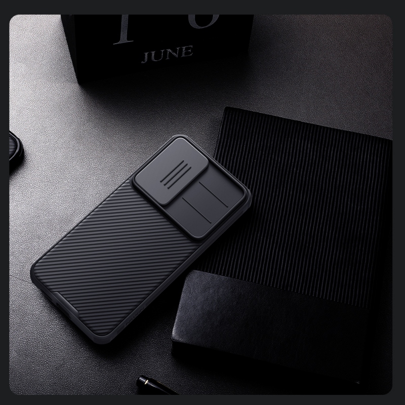 Nillkin CamShield PRO hátlap a Samsung Galaxy S25+ készülékhez Fekete