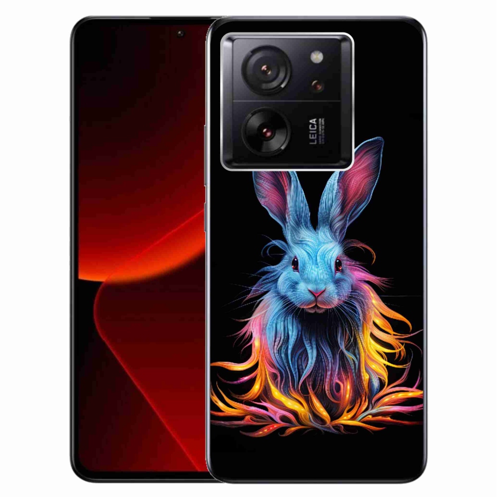 Gél borítás mmCase for Xiaomi 13T/13T Pro - absztrakt nyúl