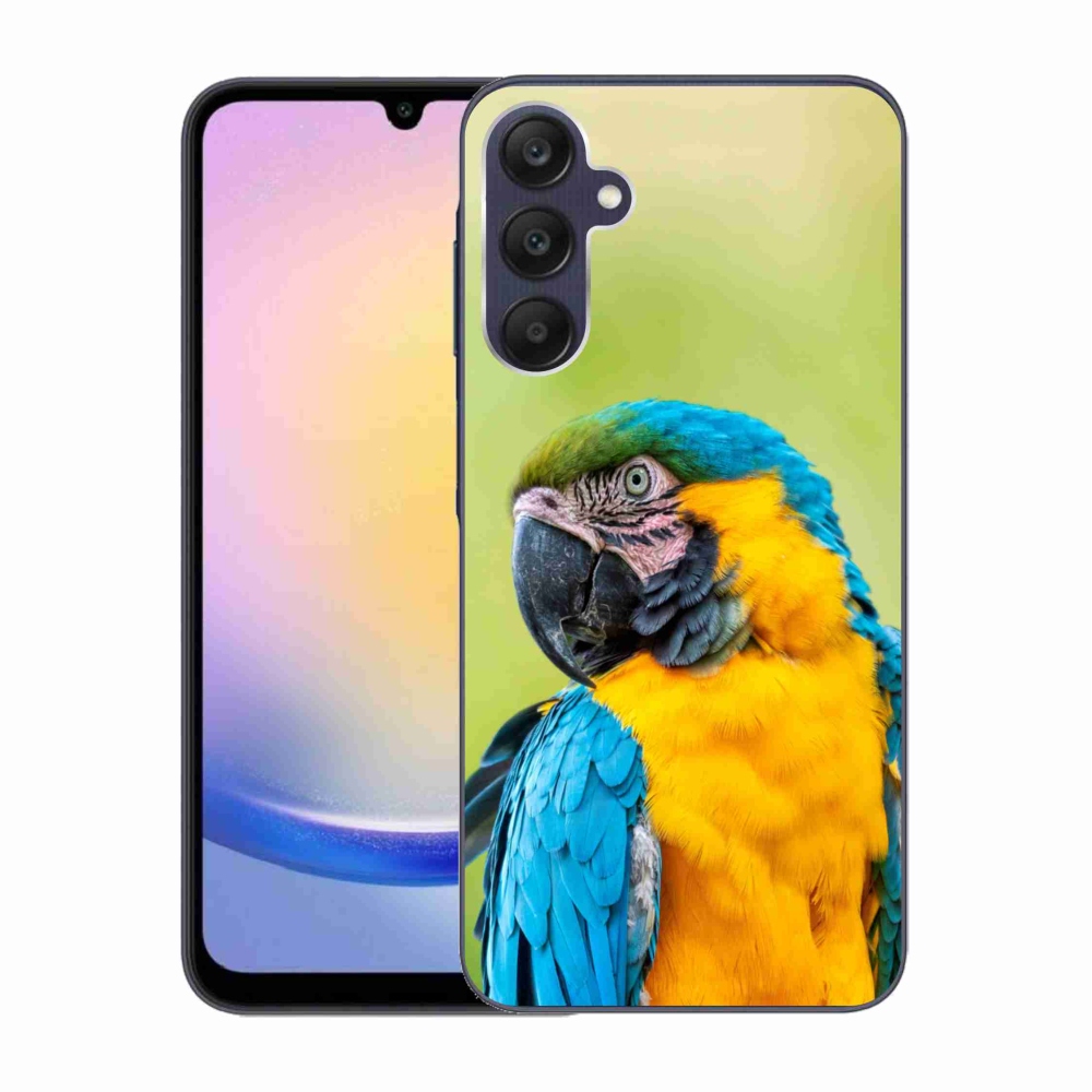 Gél tok mmCase a Samsung Galaxy A25 5G készülékhez - papagáj ara 2