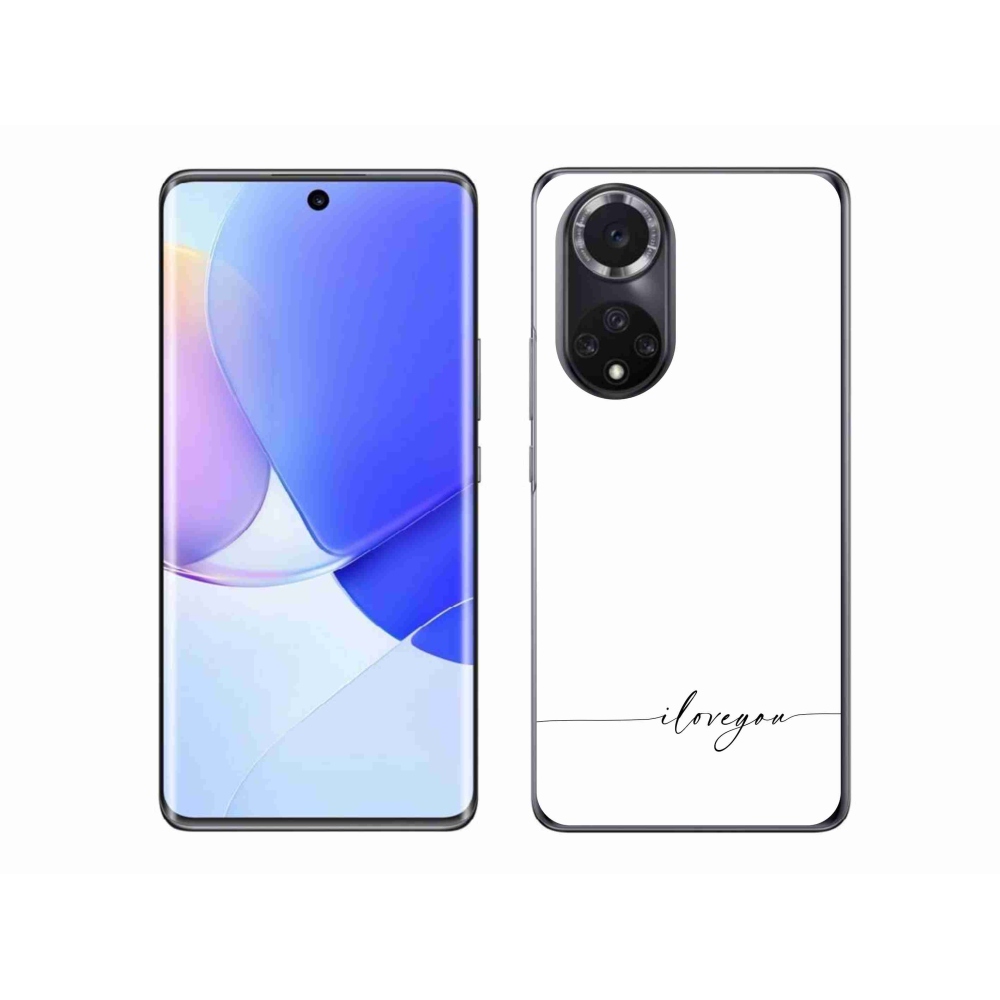 Gél borító mmCase a Huawei Nova 9-hez - szeretlek fehér háttérrel