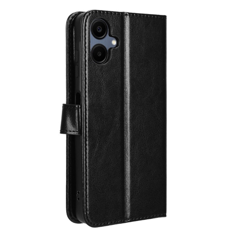 Őrült könyv tok Samsung Galaxy A06 4G készülékhez - fekete