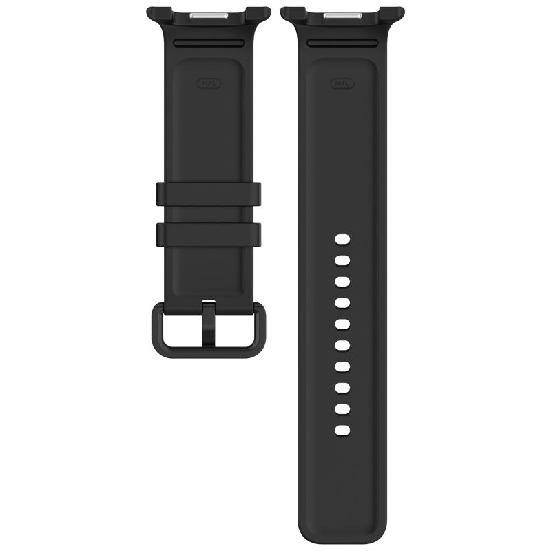 Tactical szilikon karkötő a Samsung Galaxy Watch 8/9-hez, fekete