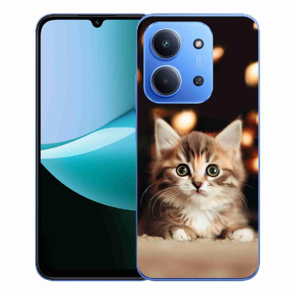 Gél borítás mmCase a Xiaomi Redmi 15C 4G/5G (173mm) - aranyos cica 2