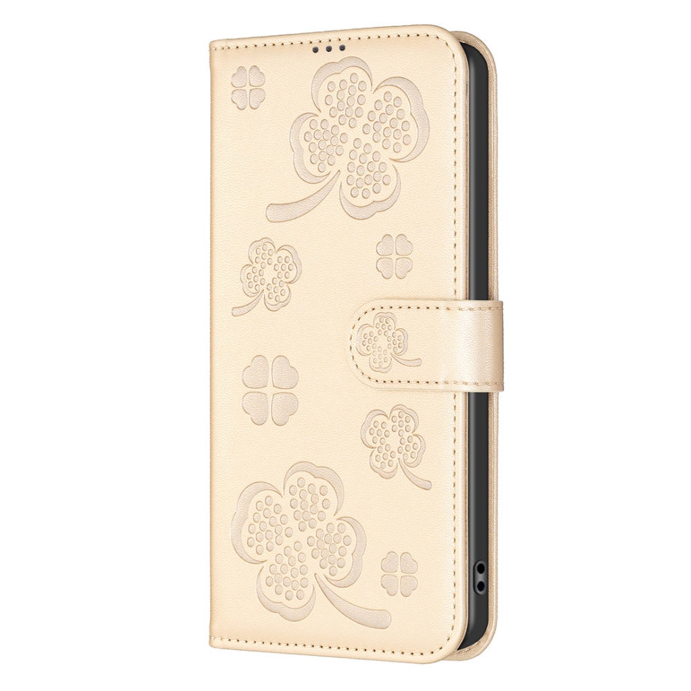 Clover könyvtáska iPhone 17 készülékhez - arany