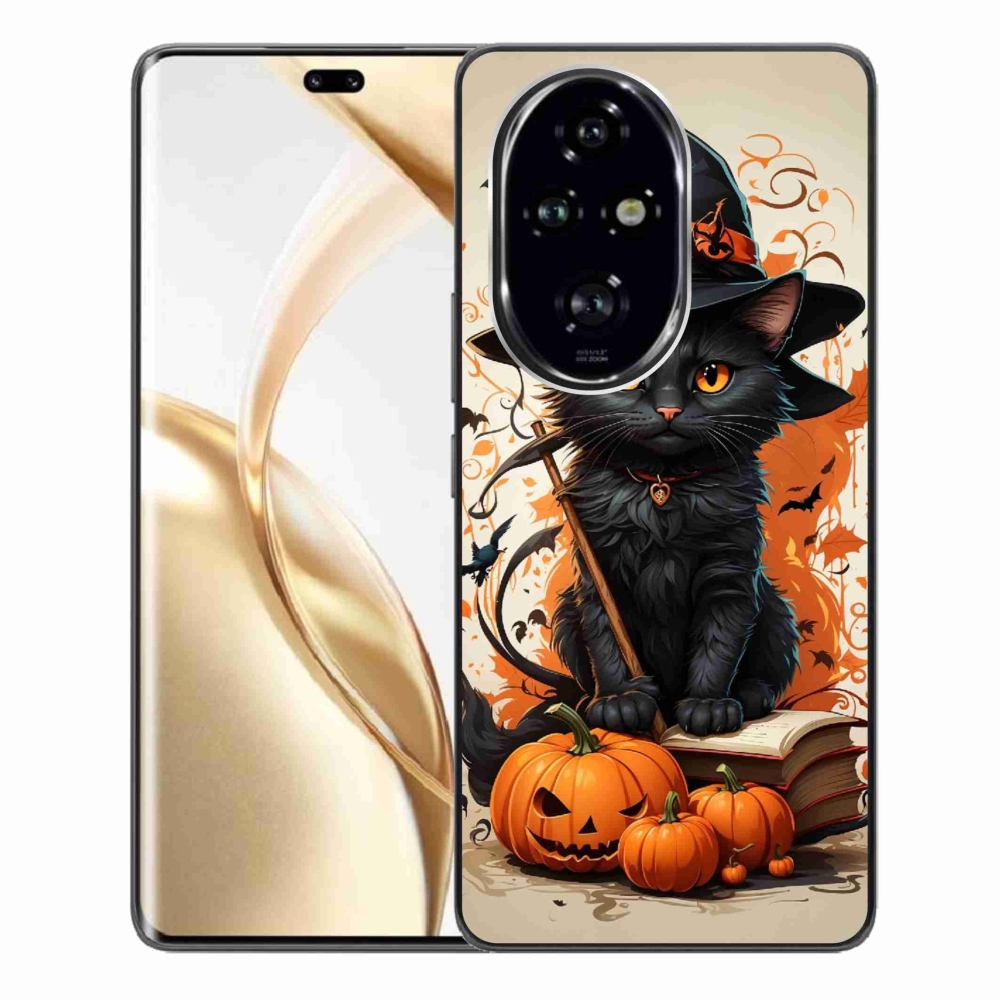 Zselés borítás mmCase a Honor 200 Pro 5G készülékhez - cat wizard