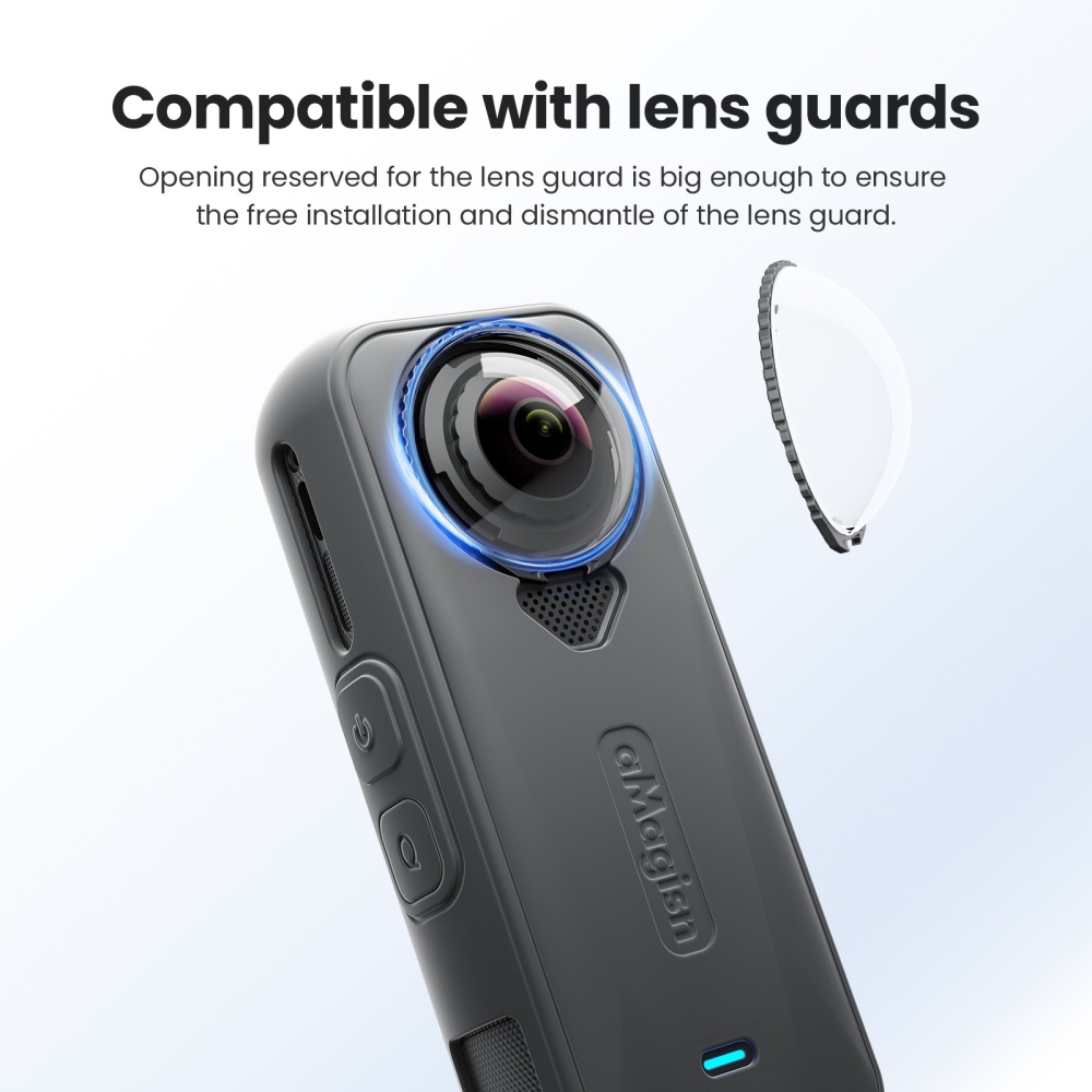 AMAGISN szilikon védőtok lencsevédővel Insta360 X4 Air készülékhez